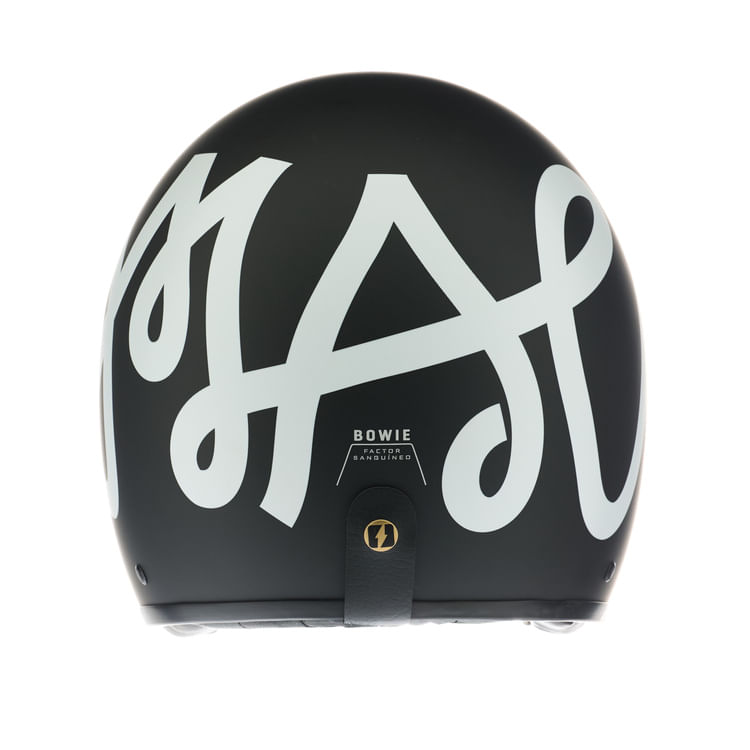 Casco MAC 181 Bowie Curly Negro / Mate