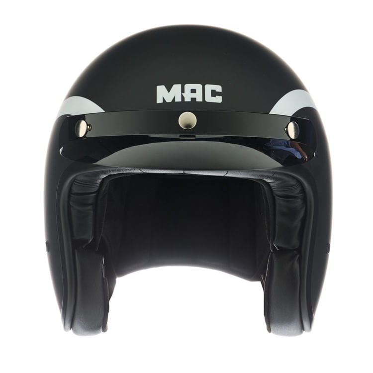 Casco MAC 181 Bowie Curly Negro / Mate