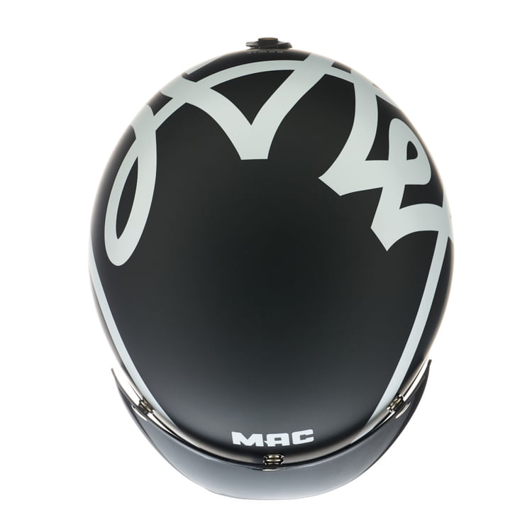 Casco MAC 181 Bowie Curly Negro / Mate