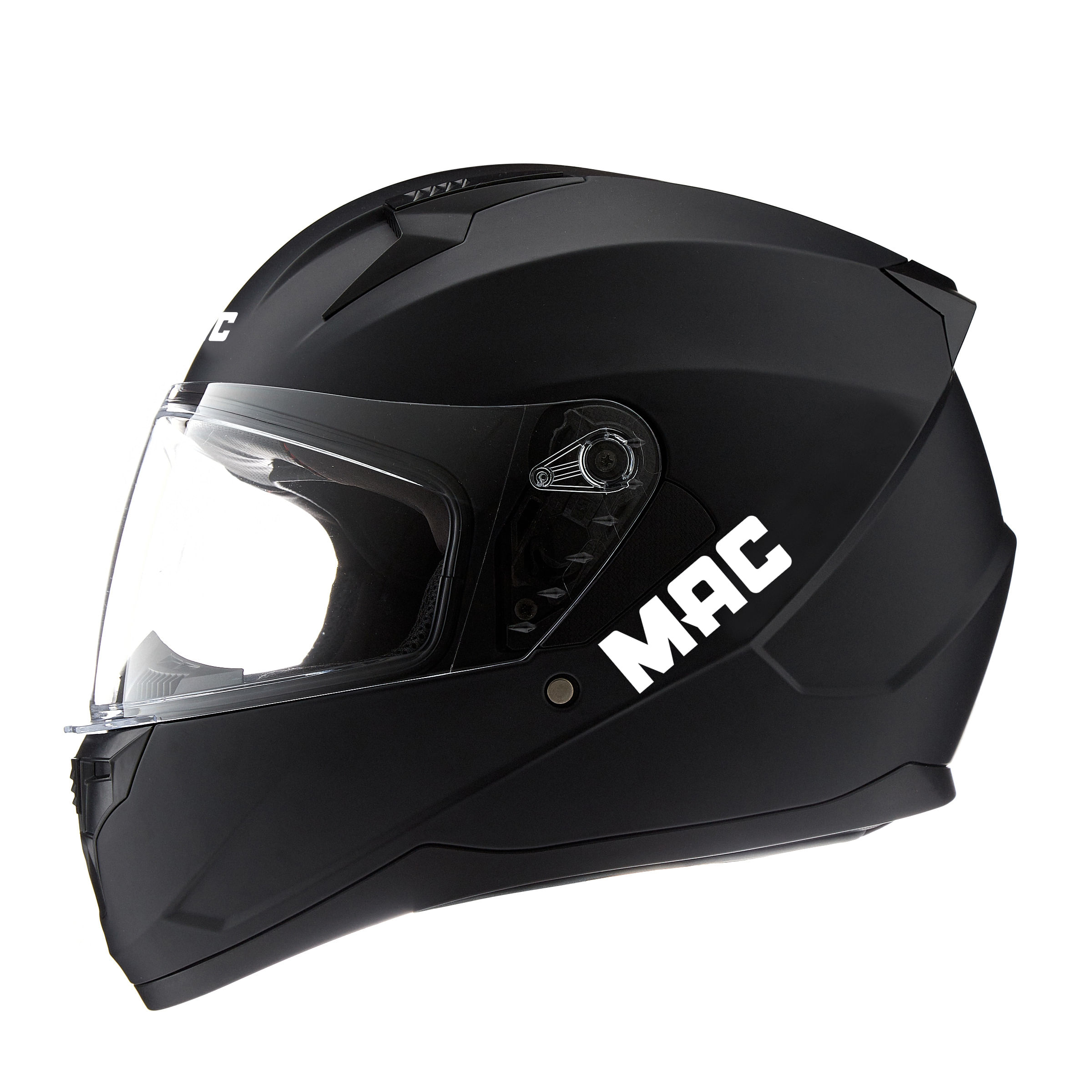 Casco MAC 067 Bass Solid Negro / Mate