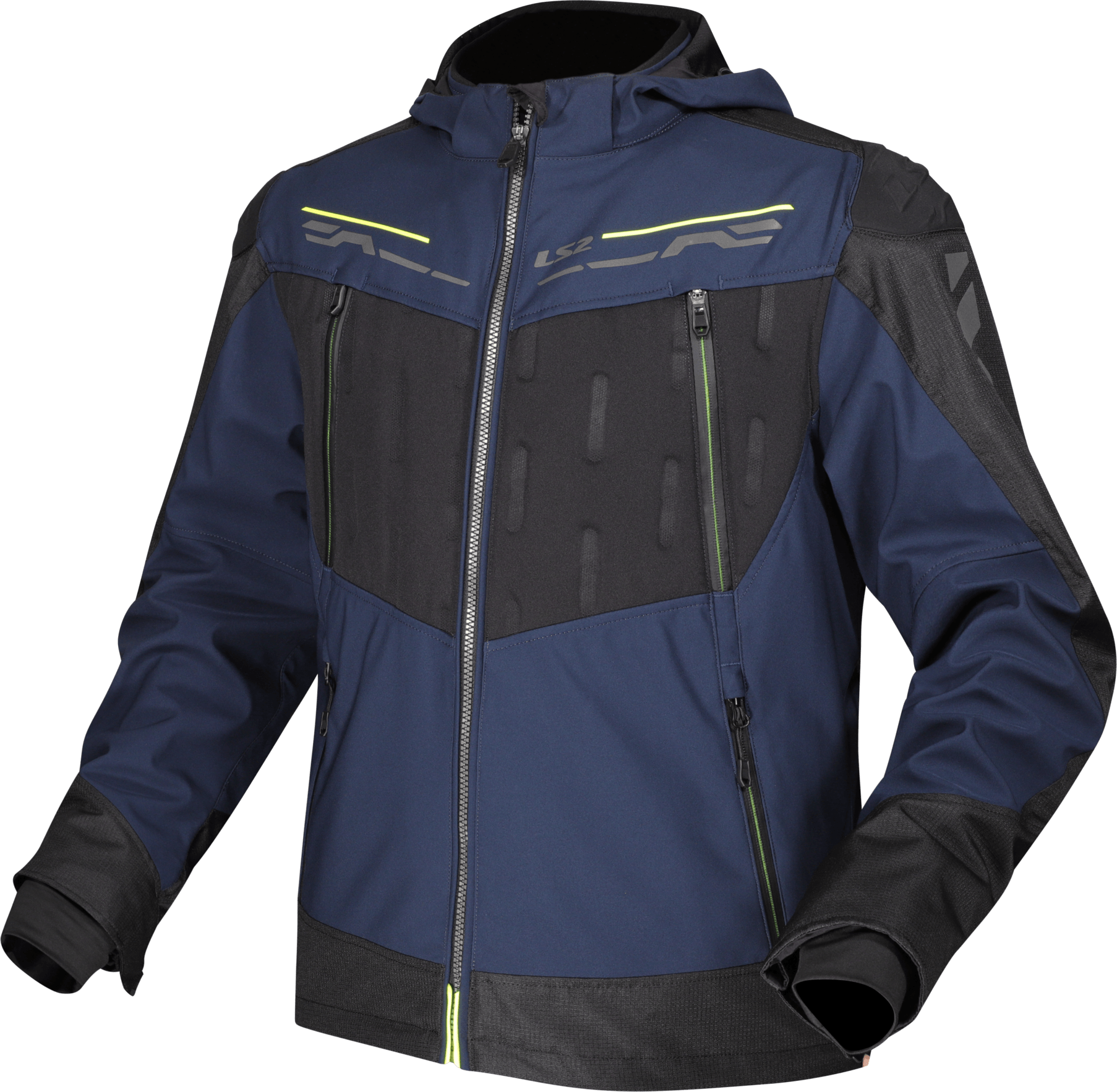 Campera Ls2 Zirconium Hombre Azul / Negro