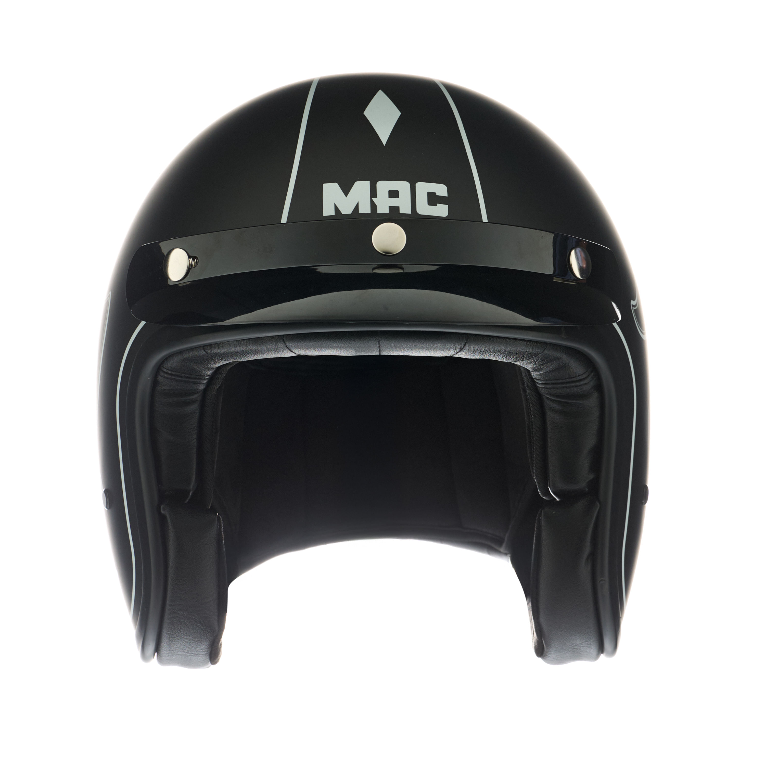 Casco MAC 181 Bowie Twenty One Negro / Mate