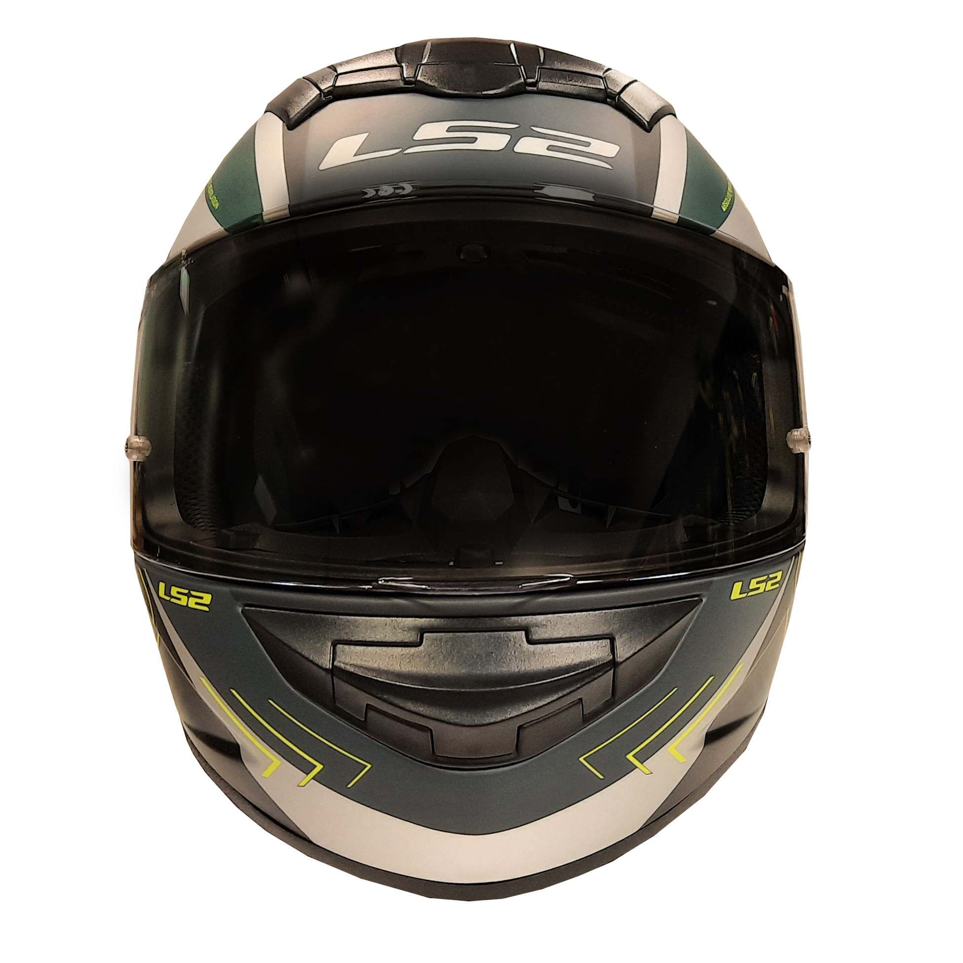 Casco LS2 352 Rookie Garr Verde / Blanco / Brillo
