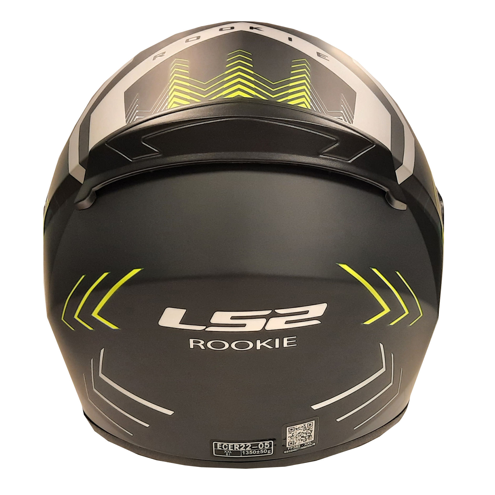 Casco LS2 352 Rookie Garr Verde / Blanco / Brillo
