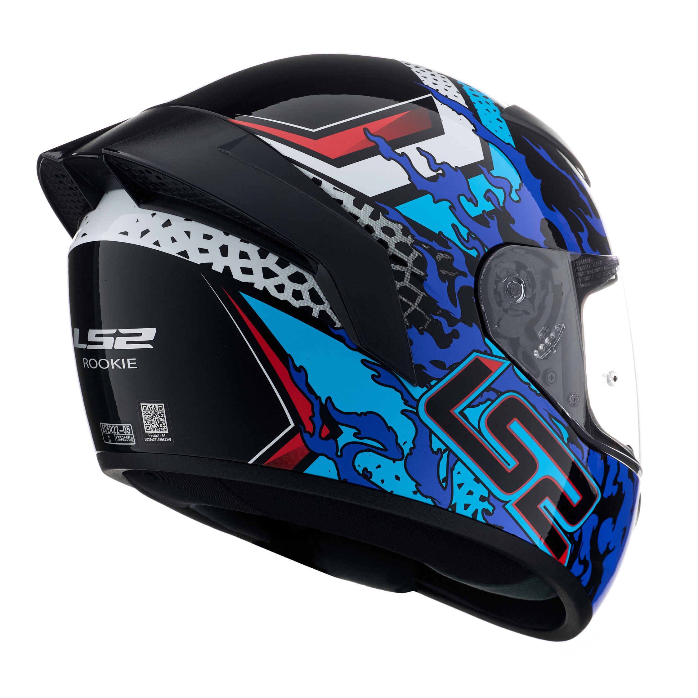 Casco LS2 352 Rookie Antars Azul / Negro / Mate