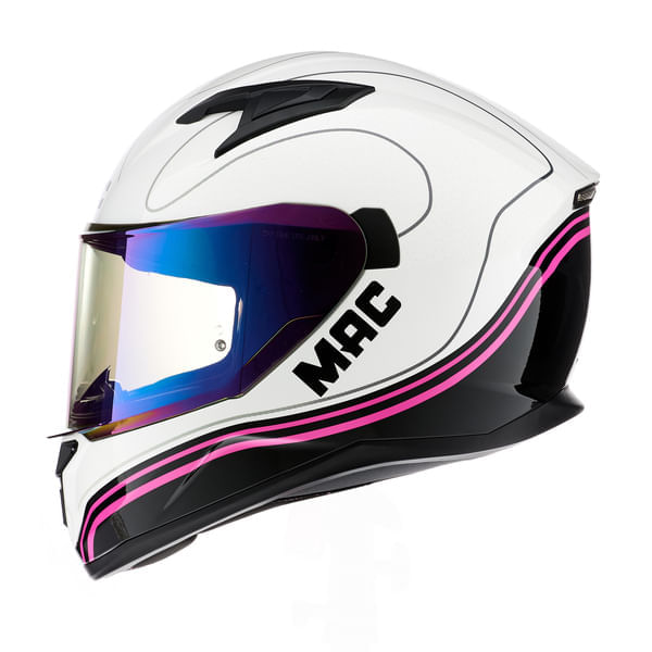 Casco MAC 825 Speed Amy Blanco / Brillo