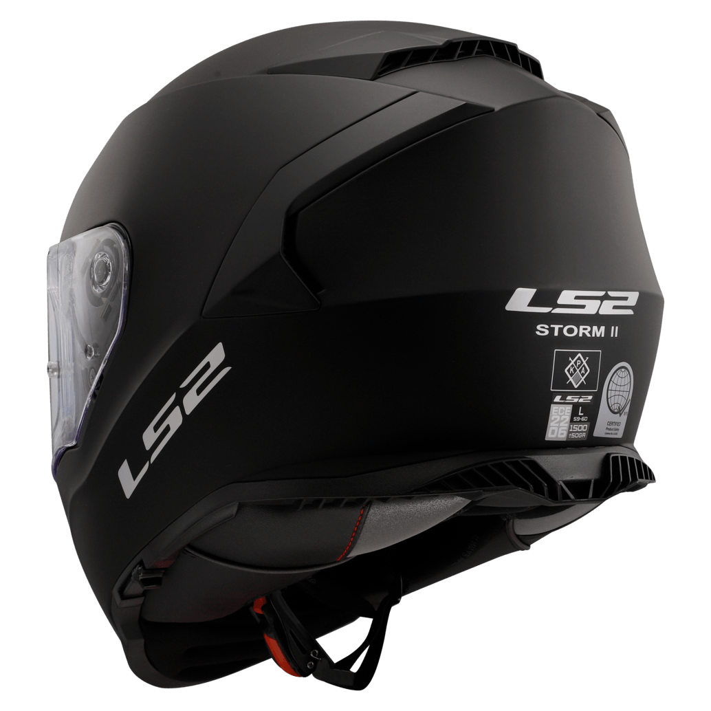 Casco LS2 800 Storm II Solid Negro / Mate