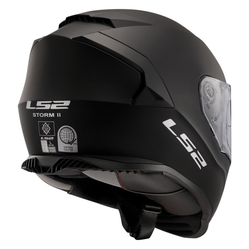 Casco LS2 800 Storm II Solid Negro / Mate