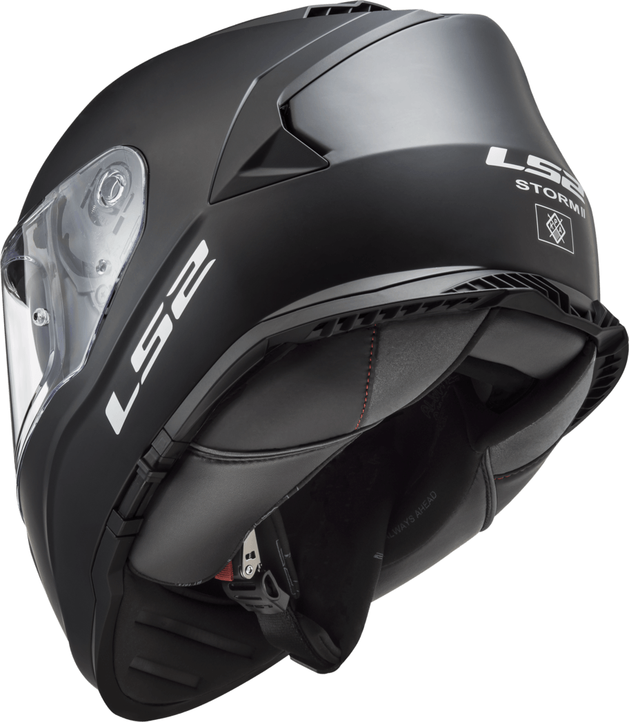 Casco LS2 800 Storm II Solid Negro / Mate