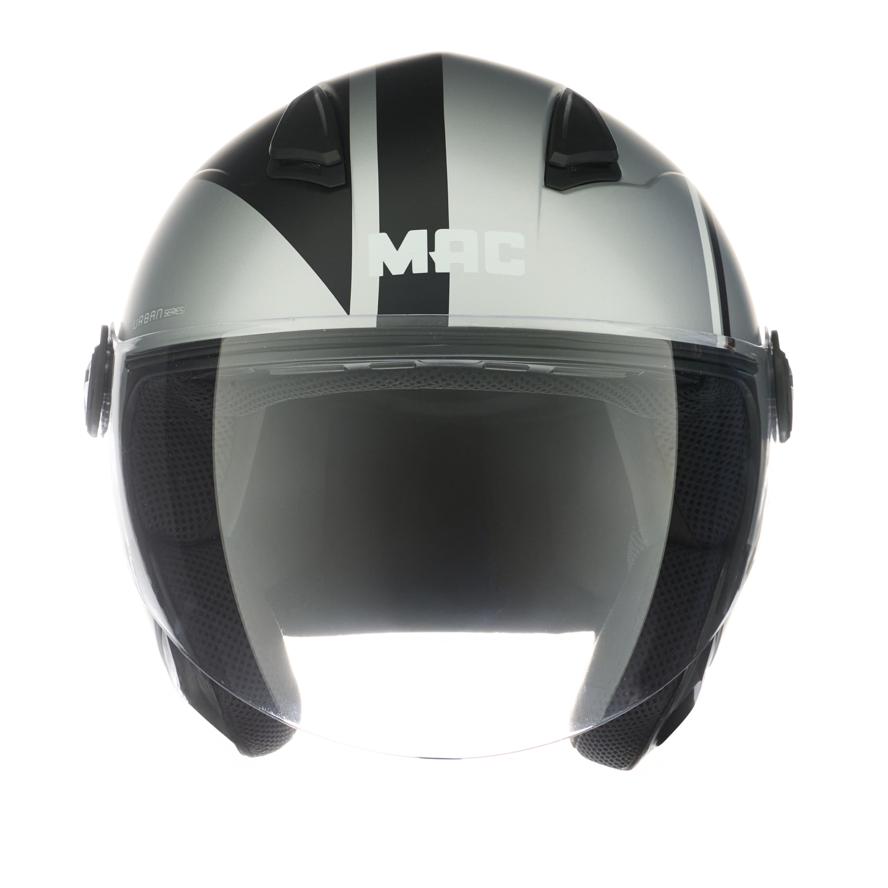 Casco MAC 721 Beat Five Gris / Negro / Mate