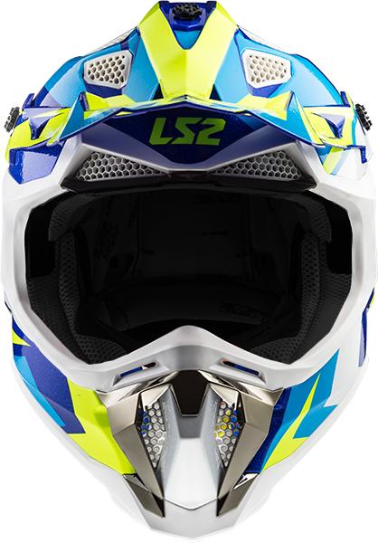 Casco LS2 700 Subverter Nimble Azul / Amarillo / Mate