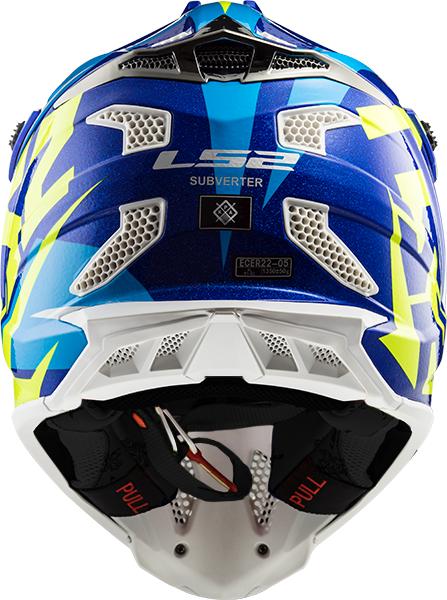 Casco LS2 700 Subverter Nimble Azul / Amarillo / Mate