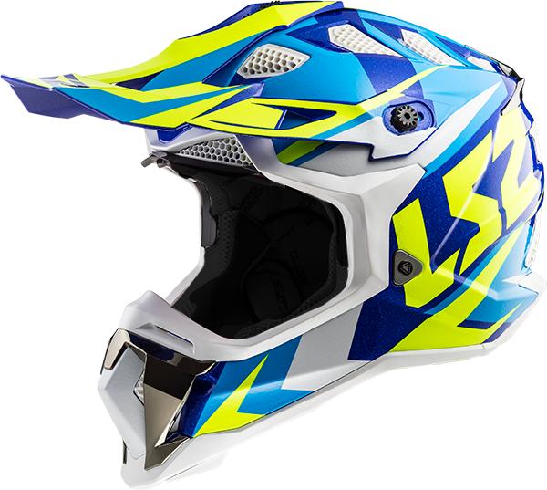 Casco LS2 700 Subverter Nimble Azul / Amarillo / Mate