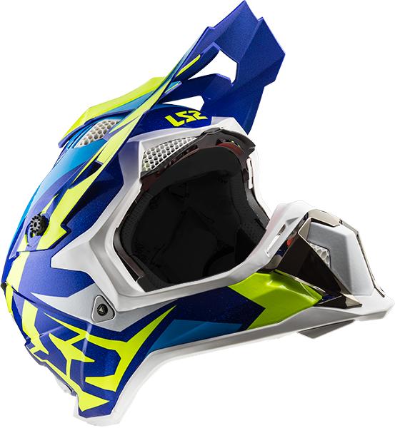 Casco LS2 700 Subverter Nimble Azul / Amarillo / Mate