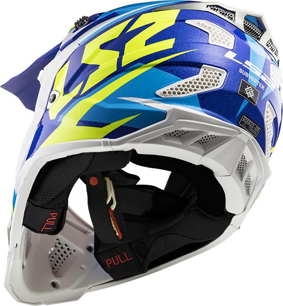 Casco LS2 700 Subverter Nimble Azul / Amarillo / Mate