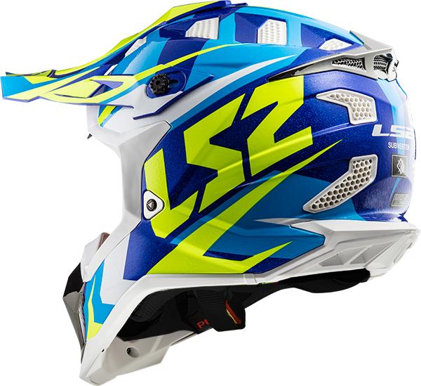 Casco LS2 700 Subverter Nimble Azul / Amarillo / Mate