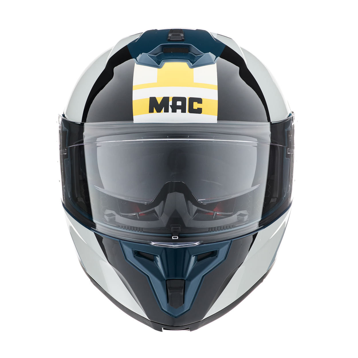 Casco MAC 166 Blaze Monarch Negro / Gris / Brillo