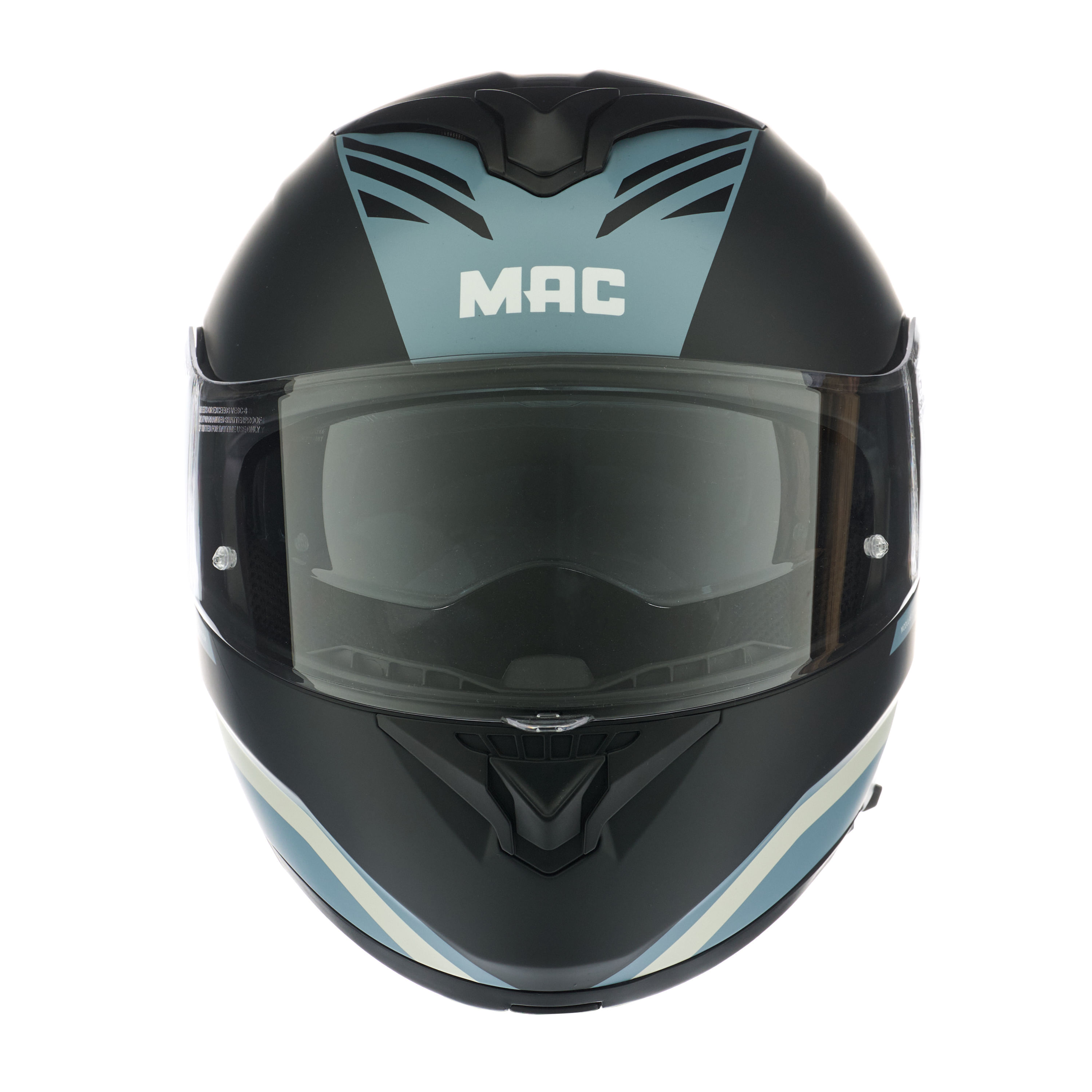 Casco MAC 908 Rock Albarn Negro / Gris / Mate