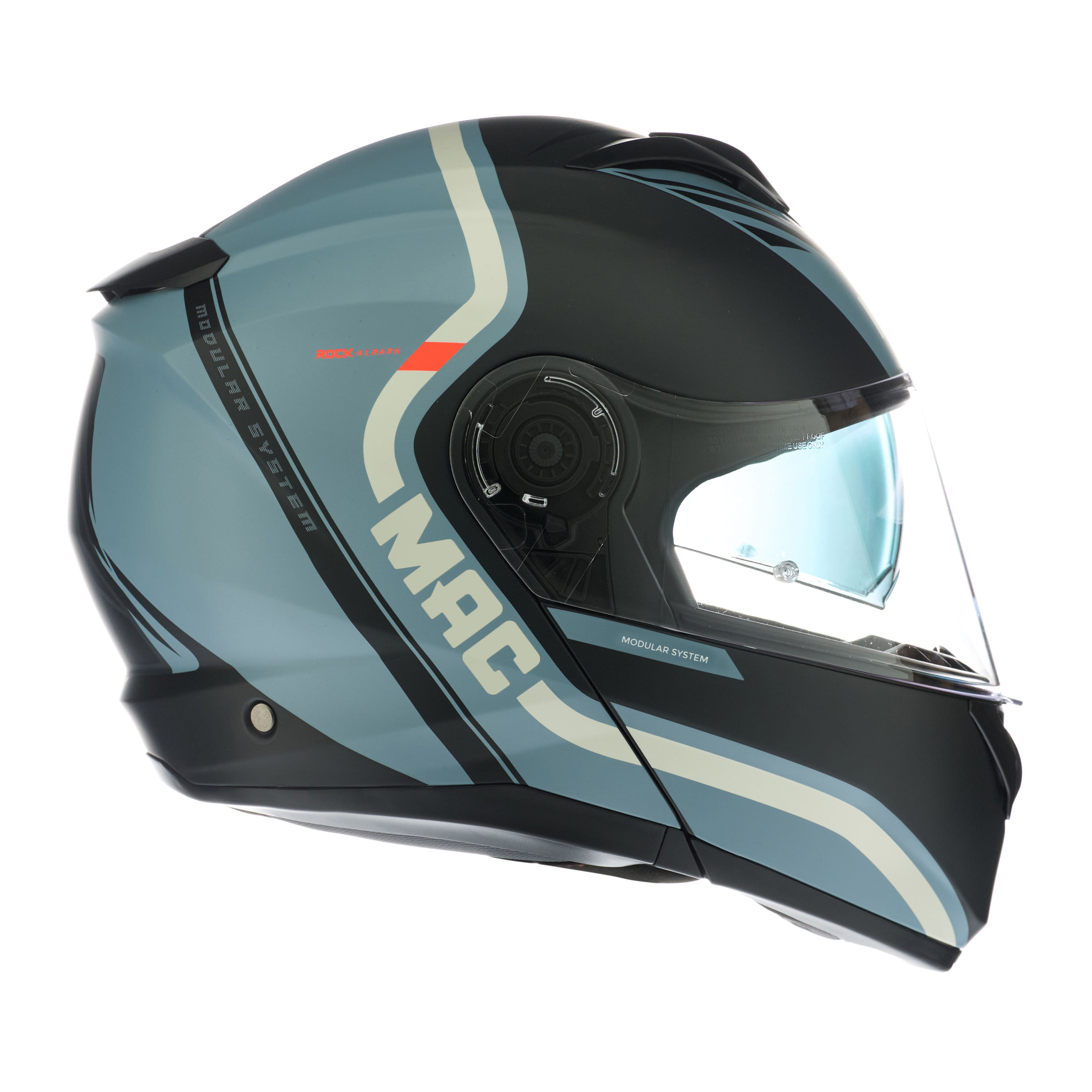 Casco MAC 908 Rock Albarn Negro / Gris / Mate
