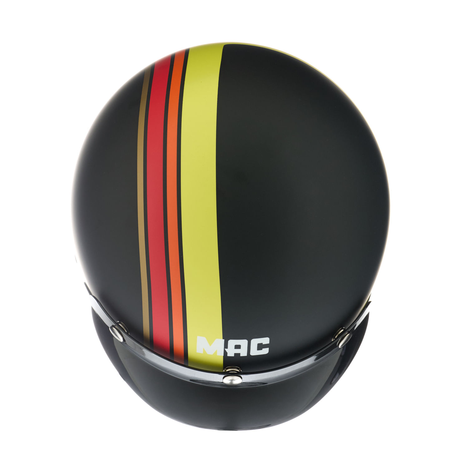 Casco MAC 181 Bowie Nine Grades Negro / Rojo / Mate