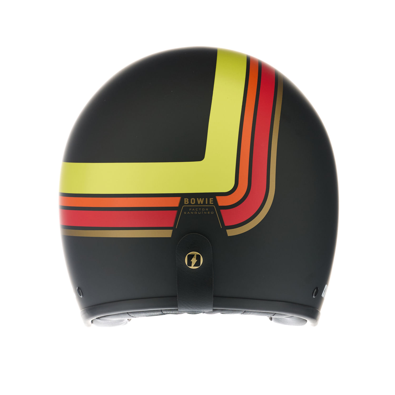 Casco MAC 181 Bowie Nine Grades Negro / Rojo / Mate