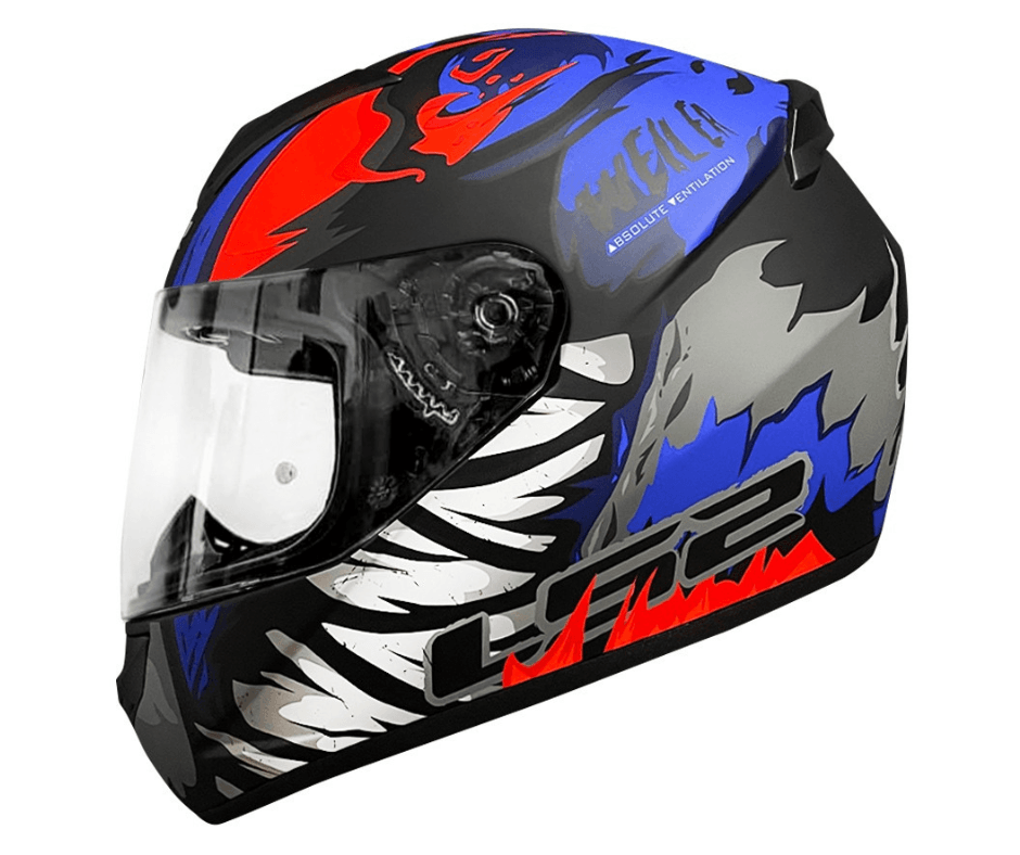 Casco LS2 Rookie 352 Weiler Negro / Azul / Mate