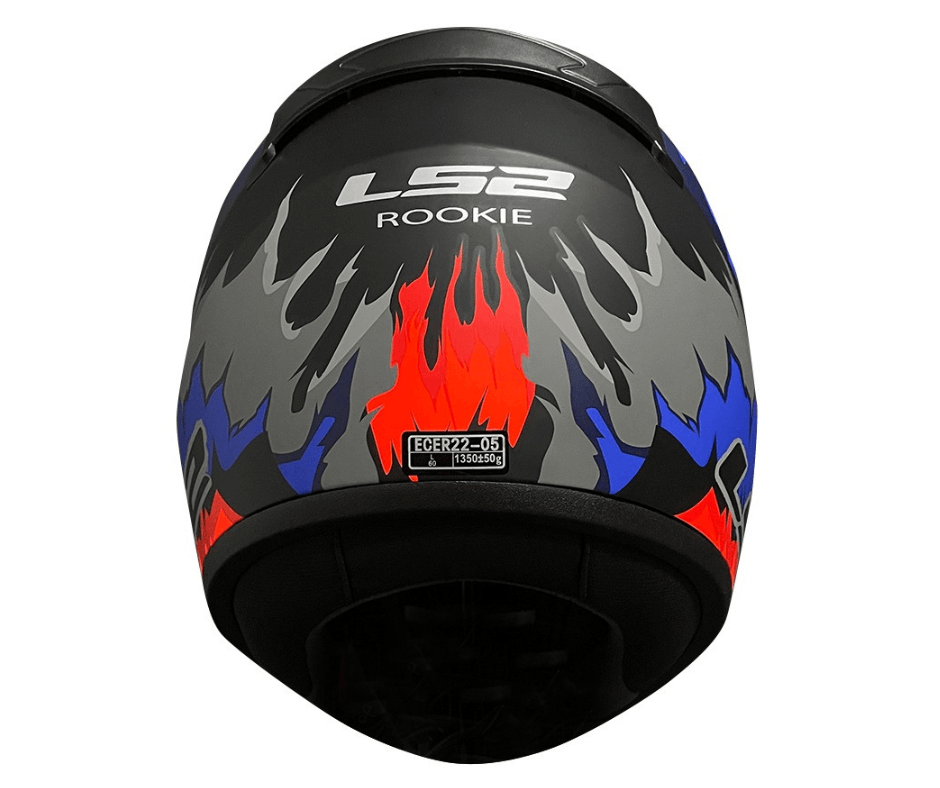 Casco LS2 Rookie 352 Weiler Negro / Azul / Mate