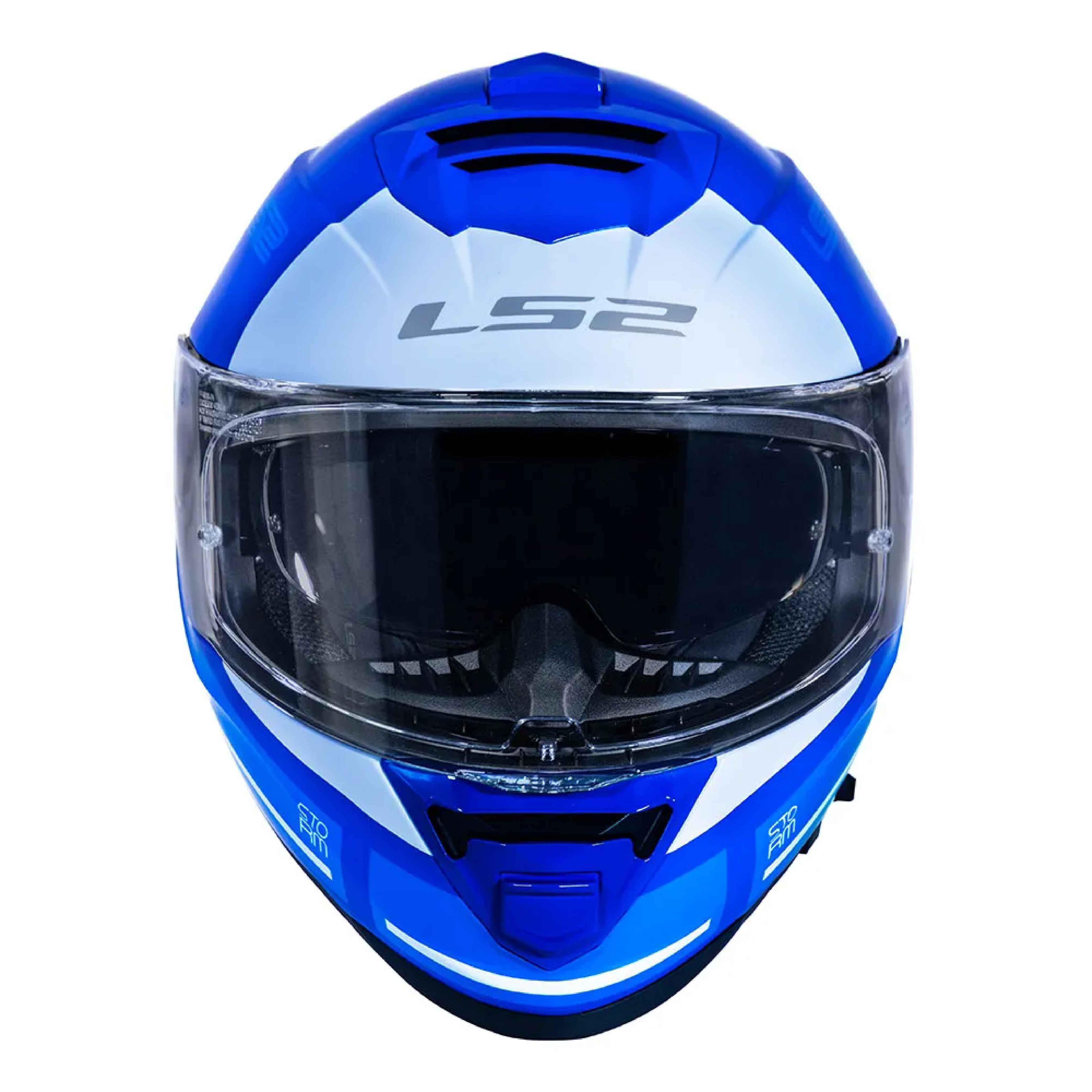 Casco LS2 800 Storm II Slant Azul / Rojo / Brillo