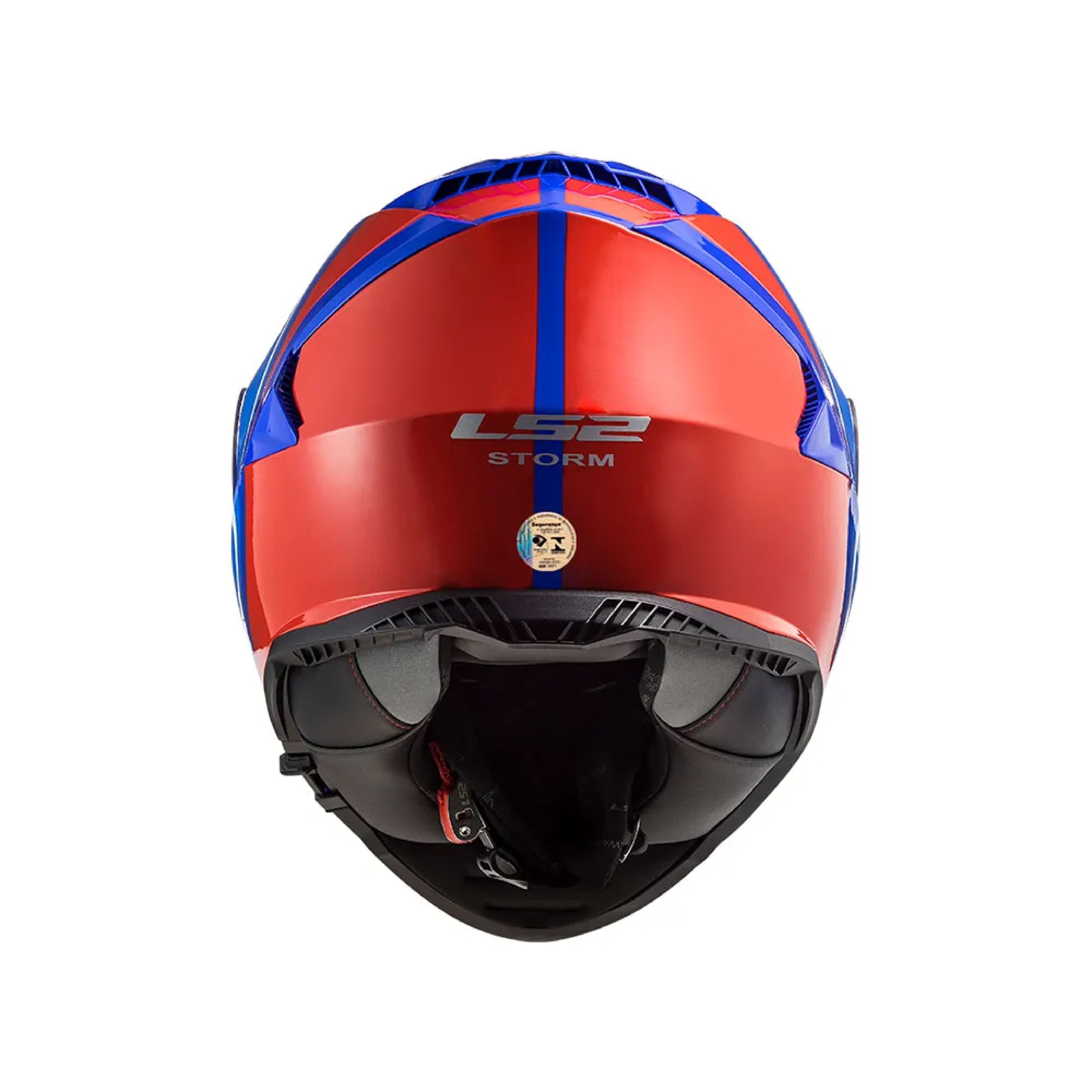 Casco LS2 800 Storm II Slant Azul / Rojo / Brillo
