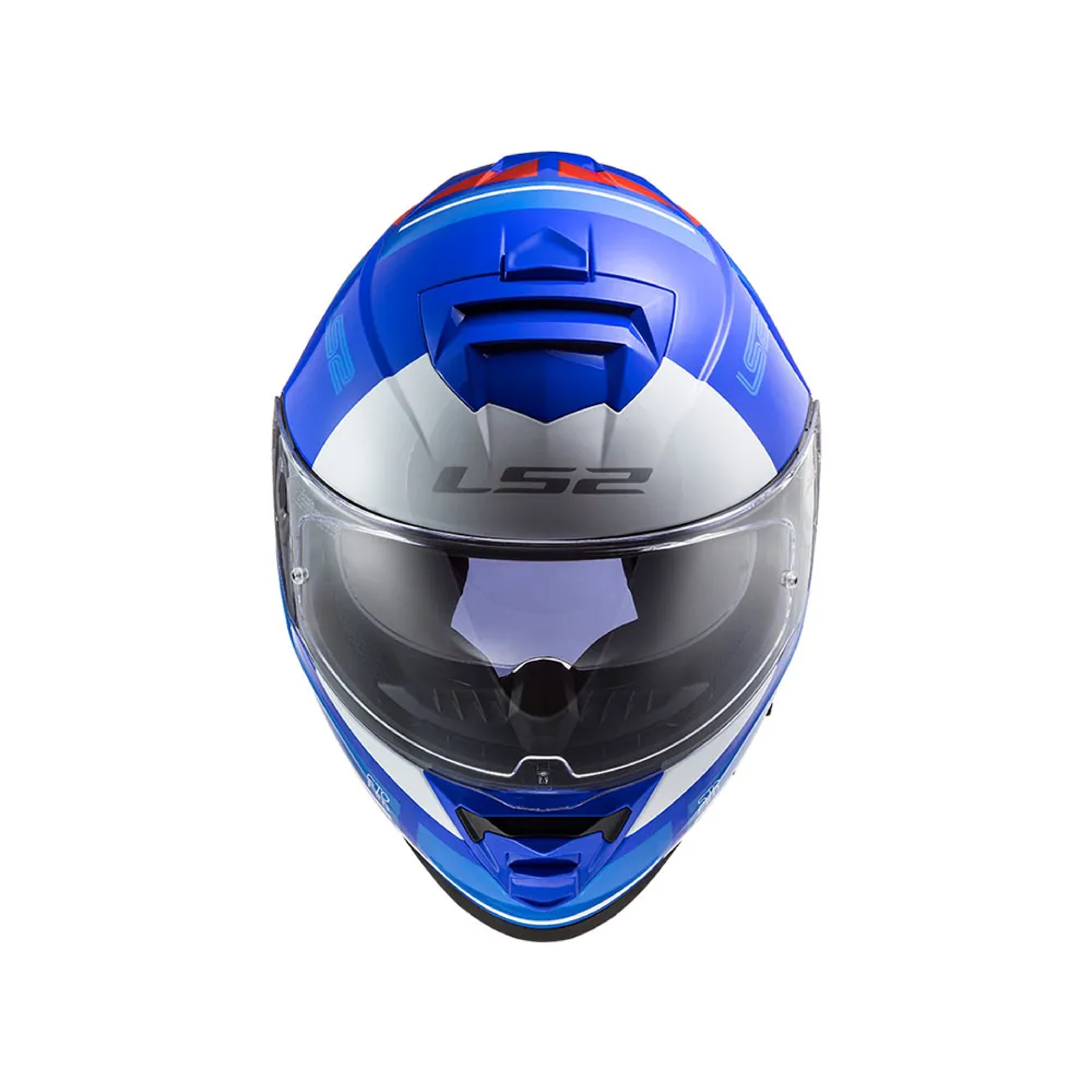 Casco LS2 800 Storm II Slant Azul / Rojo / Brillo