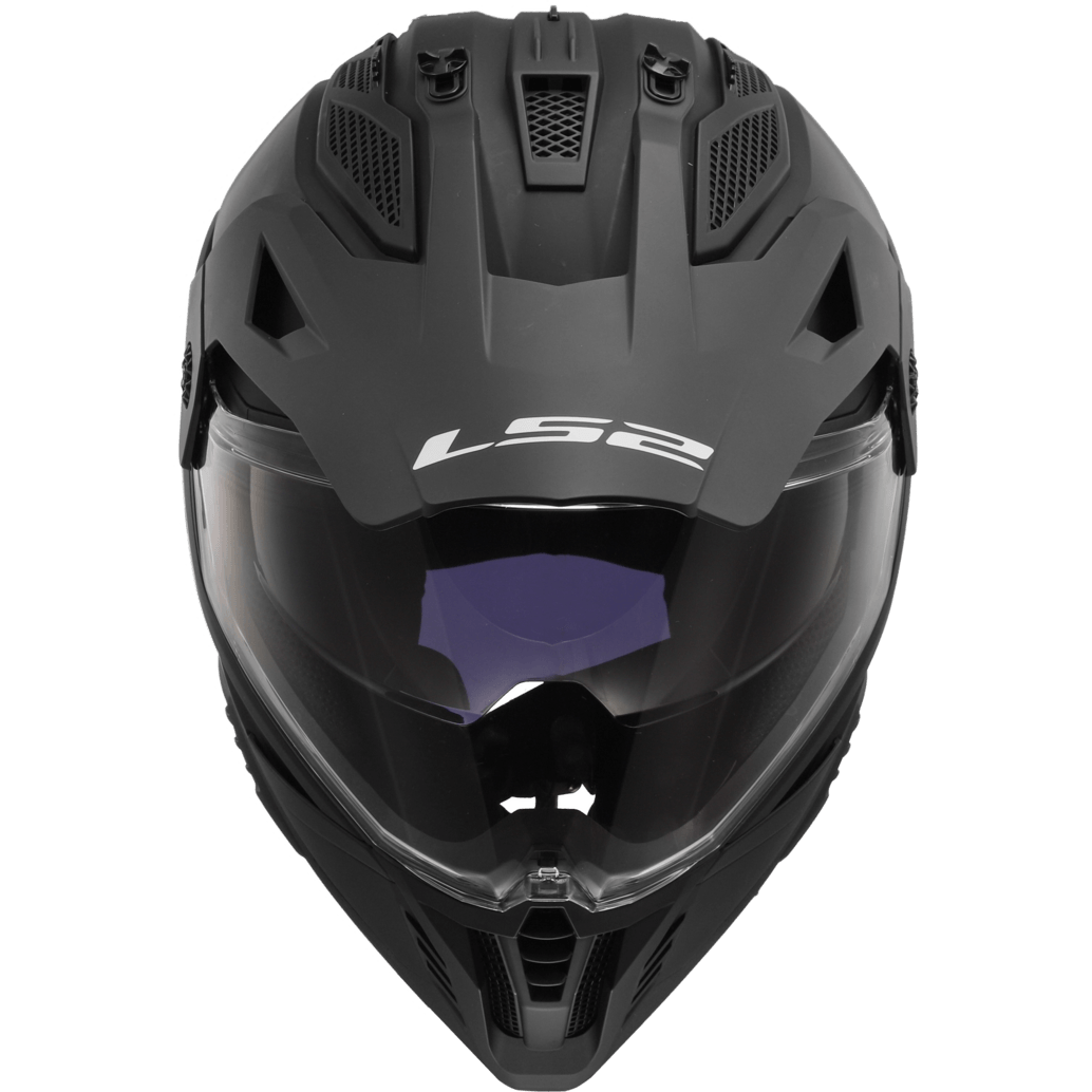 Casco LS2 702 Pioneer II Solid Negro / Mate