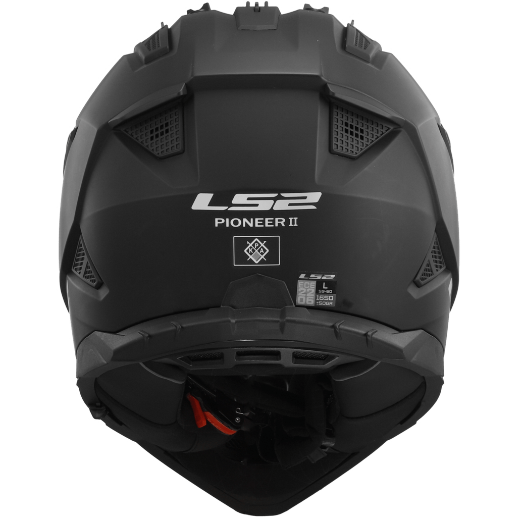 Casco LS2 702 Pionner II Solid Negro / Mate