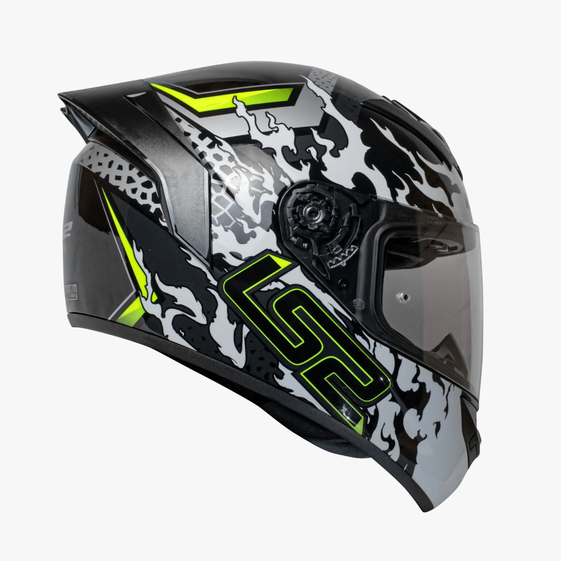 Casco LS2 352 Rookie Antars Negro / Blanco / Brillo