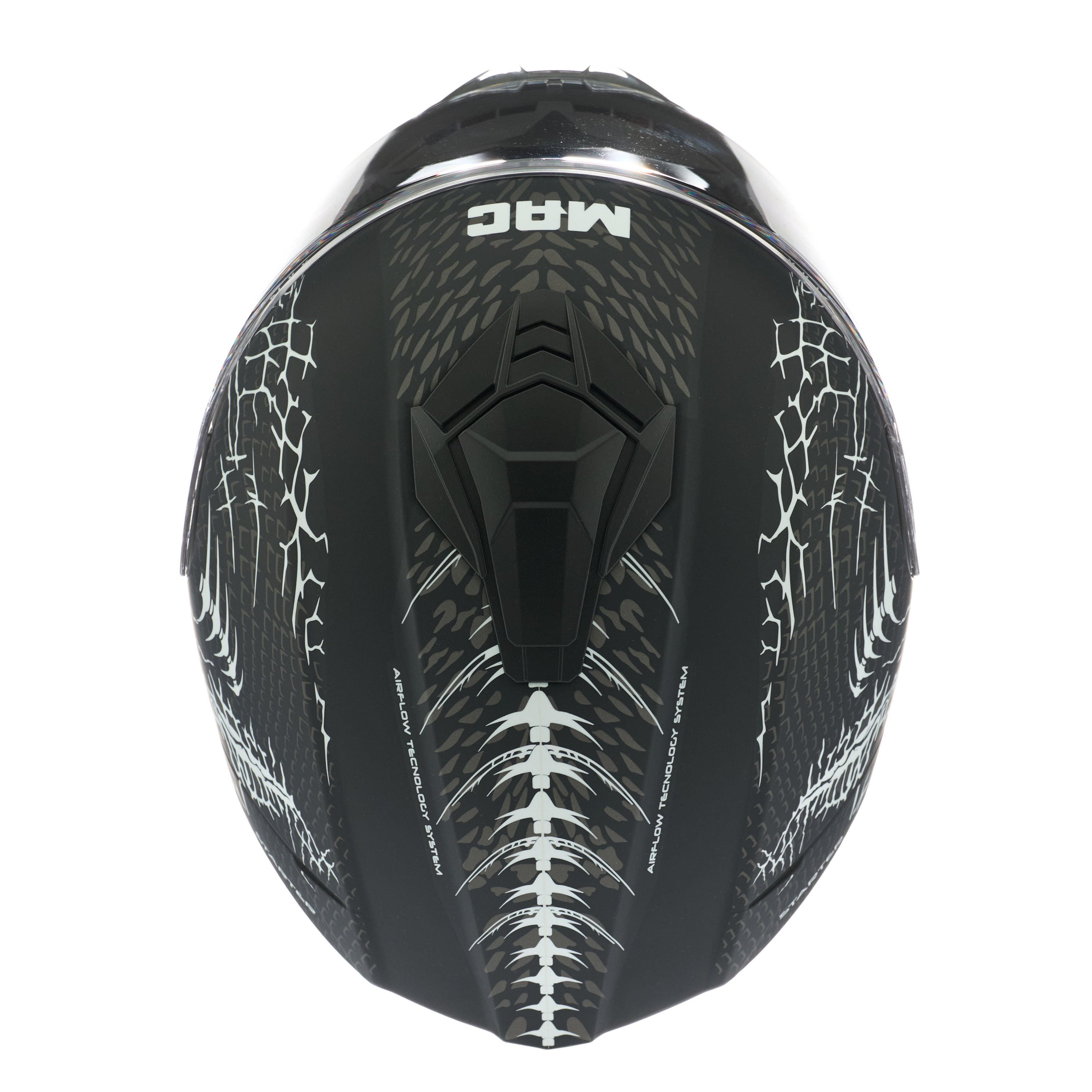 Casco MAC 801 Starter Craw Negro / Blanco / Mate