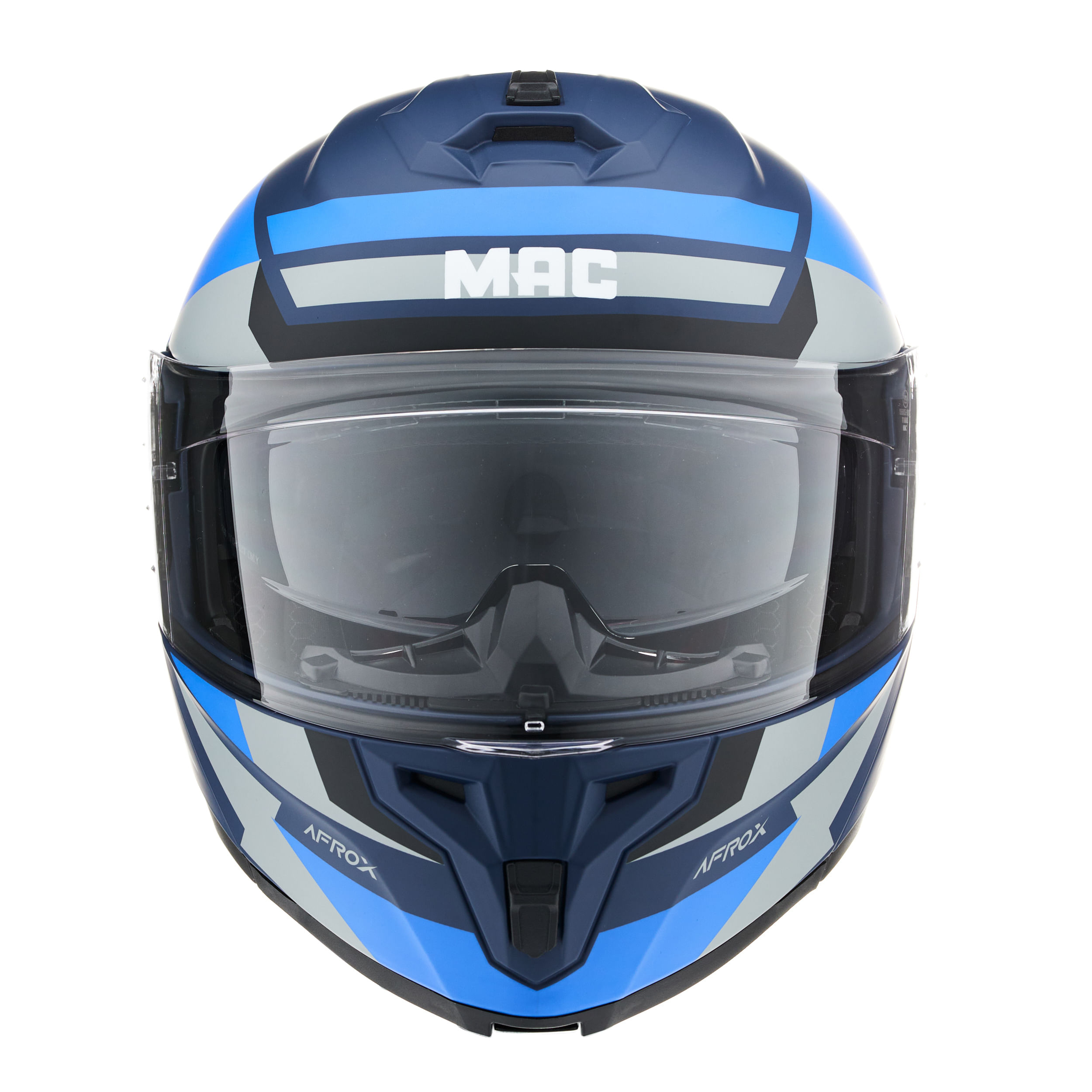 Casco MAC 166 Blaze Afrox Azul / Gris / Mate