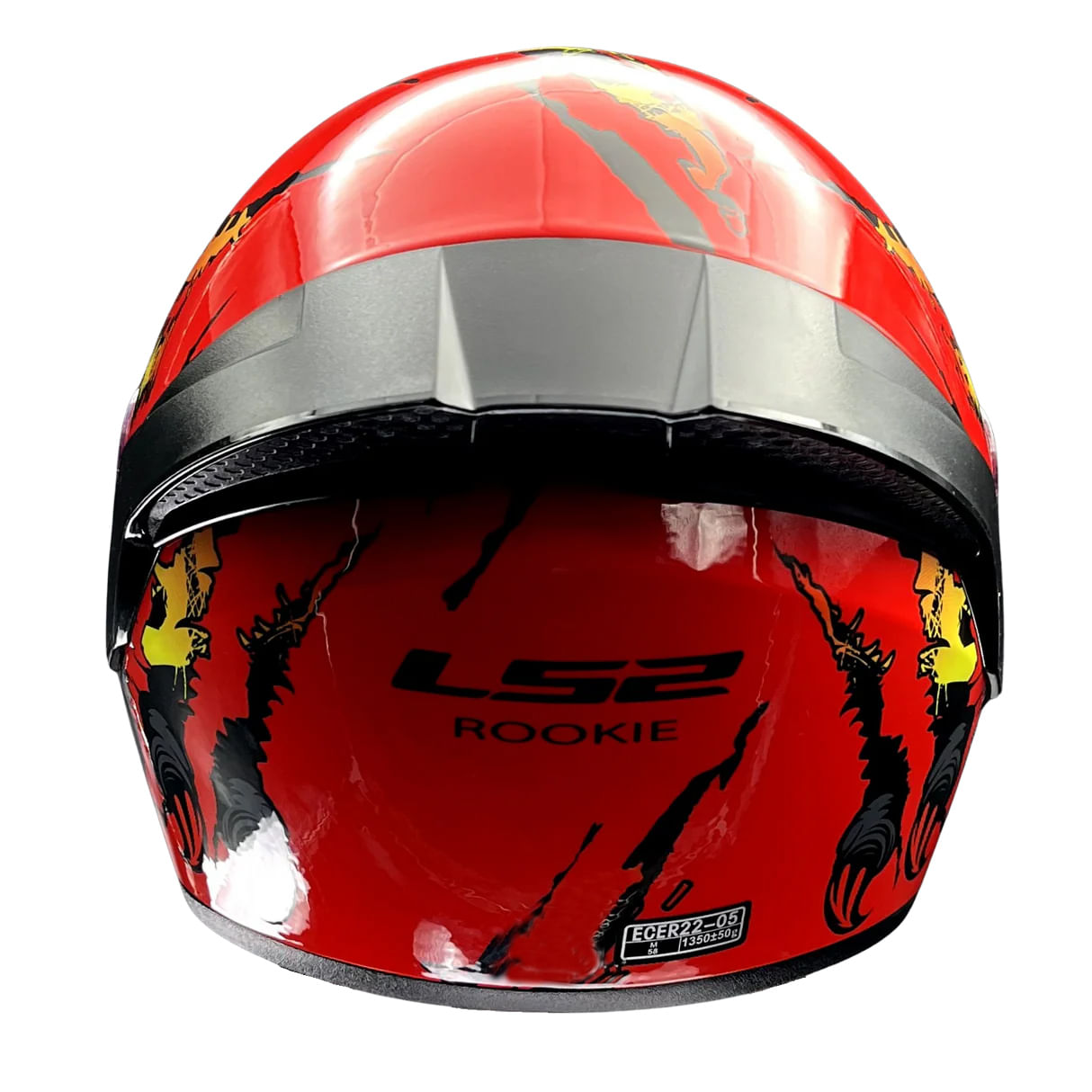 Casco LS2 352 Rookie Demon Rojo / Brillo
