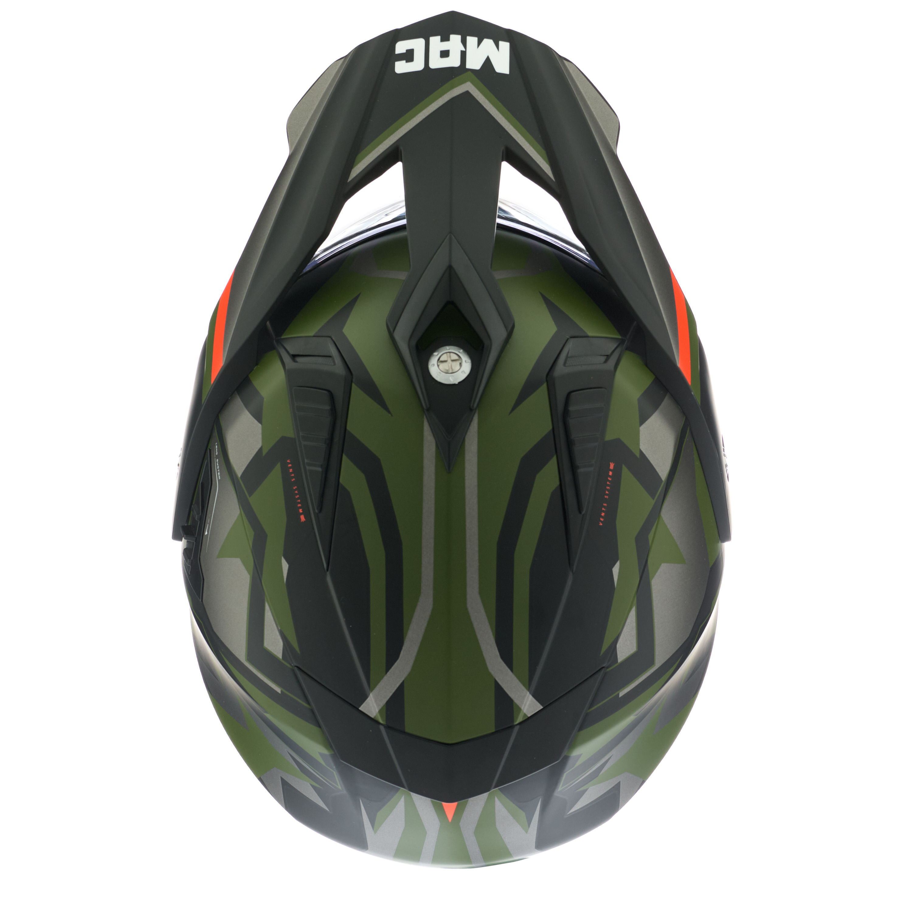 Casco MAC 060 Quest Polox Verde / Gris / Mate