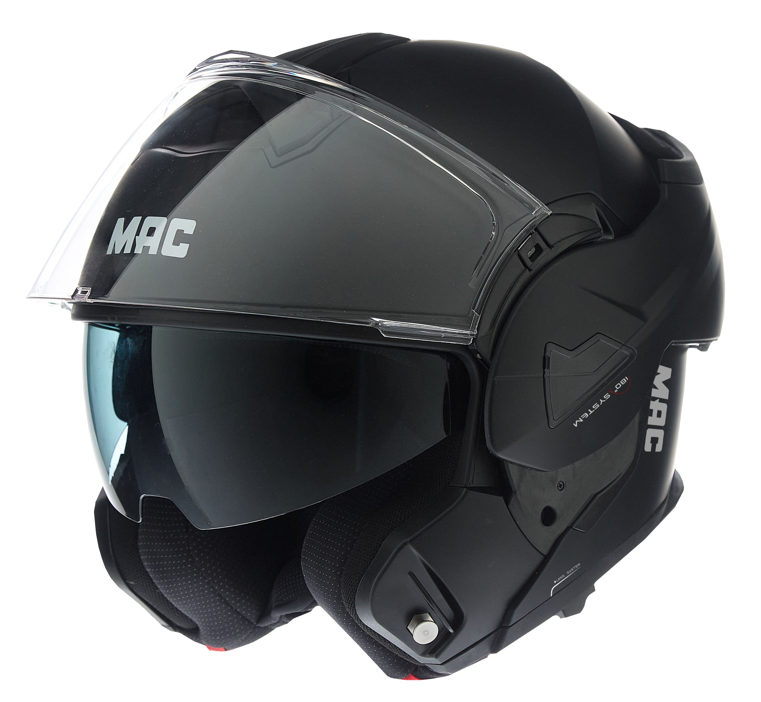 Casco MAC 628 Eclipse Solid Negro / Mate
