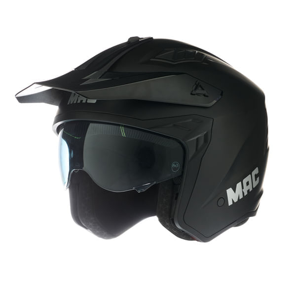 Casco MAC 001 Edge Solid Negro / Mate