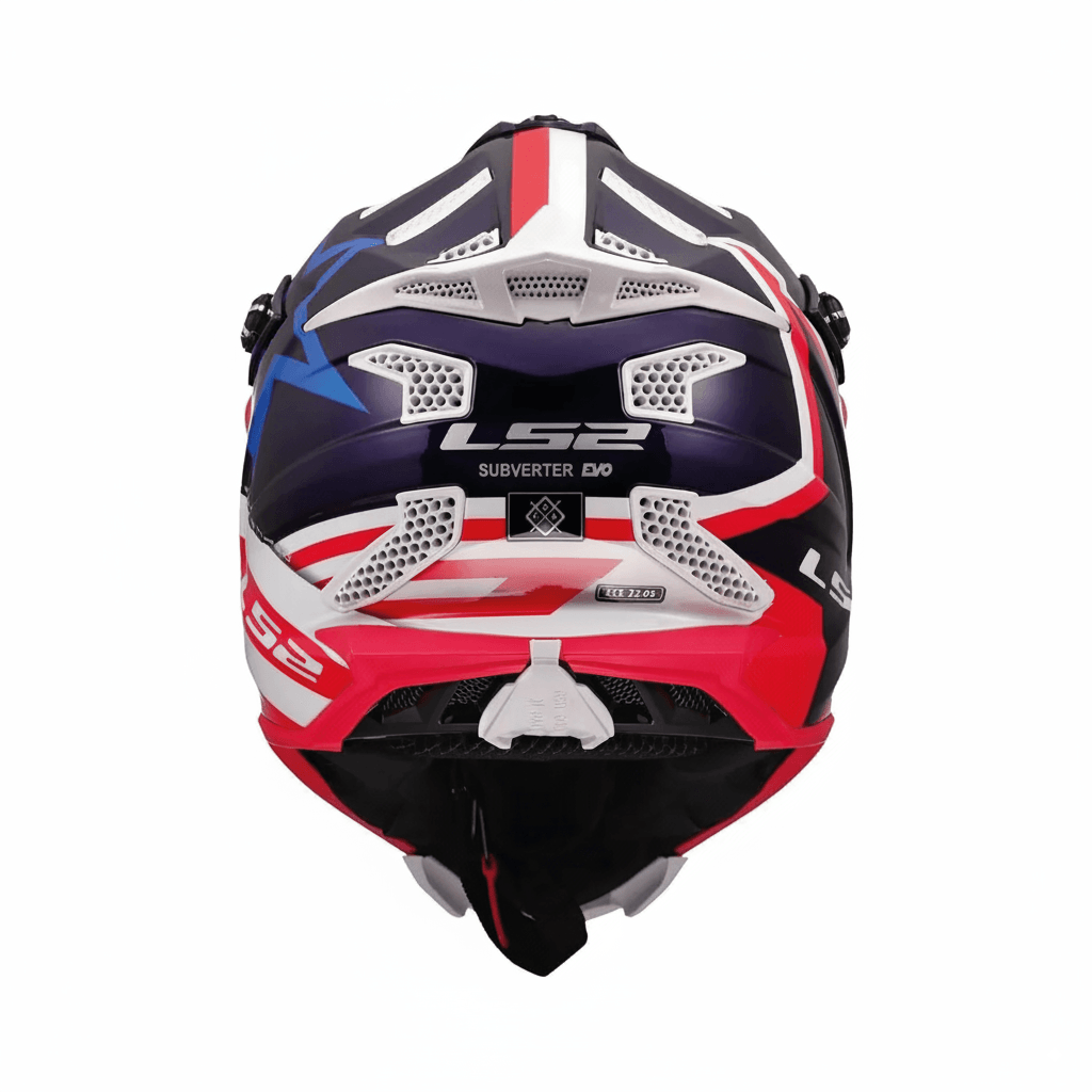Casco LS2 700 Subverter Constelation Rojo / Azul / Brillo