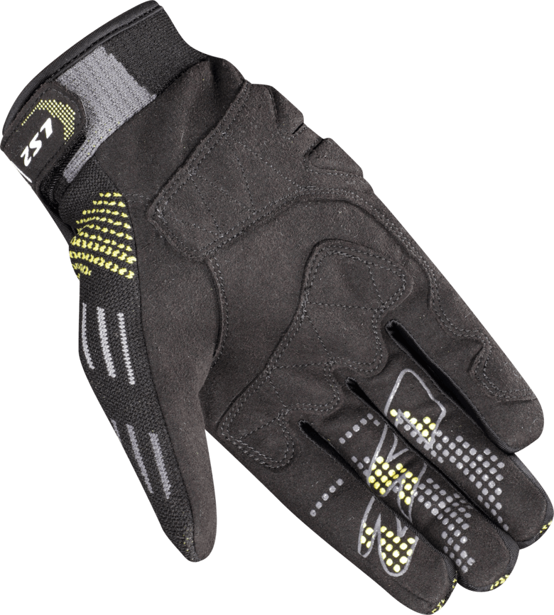 Guante LS2 Alfa Hombre Negro / Amarillo