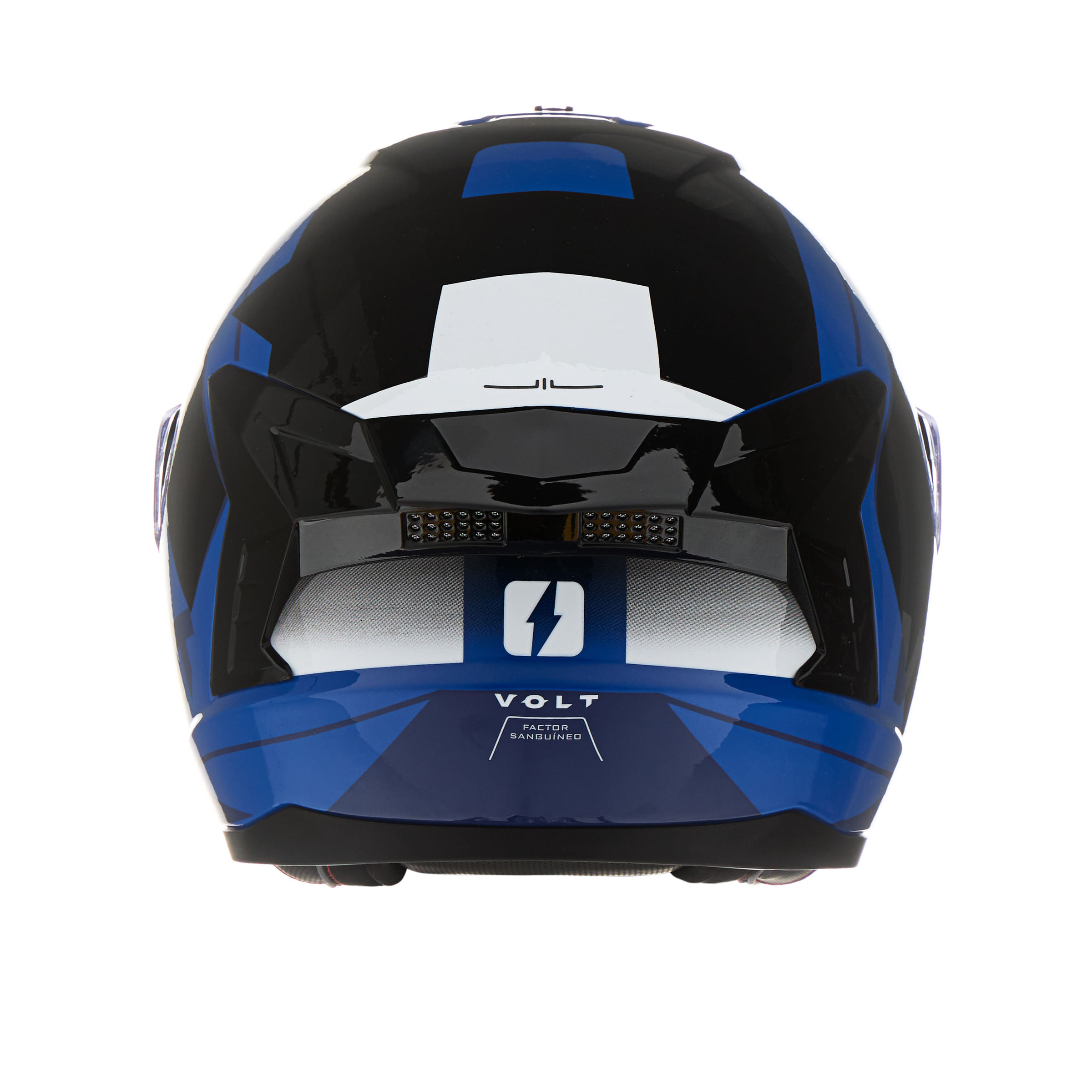 Casco MAC 070 Volt Broket Negro / Azul / Brillo