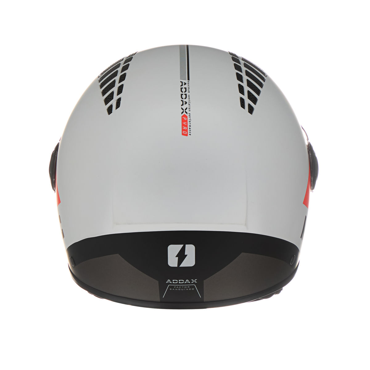 Casco MAC 230 Addax Pyro Gris / Rojo / Mate