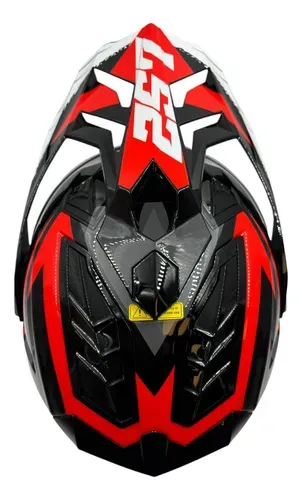 Casco LS2 701 Explorer Spire Titanium / Rojo / Mate