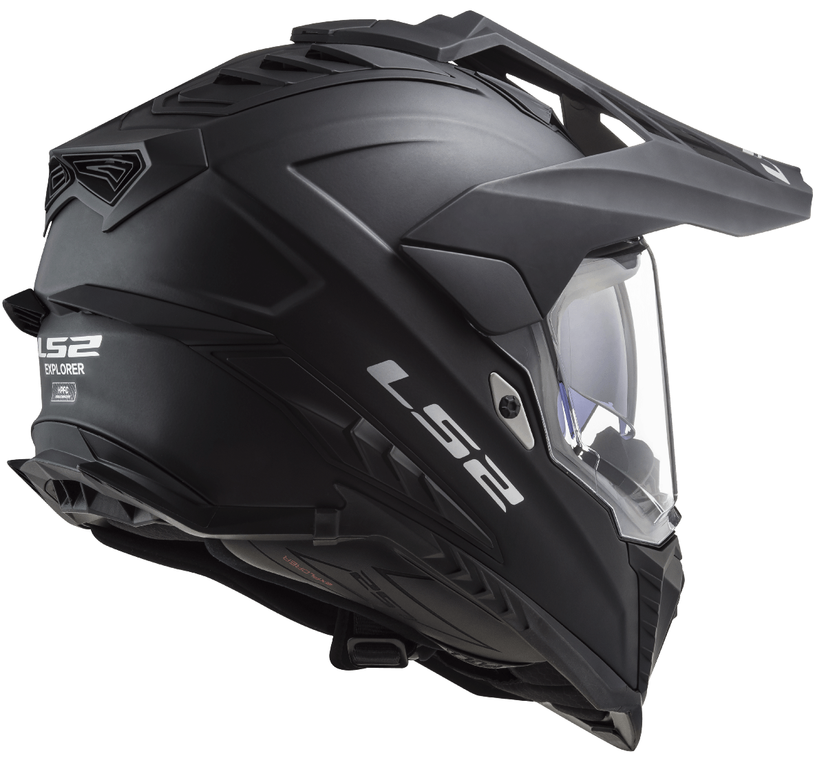 Casco LS2 701 Explorer Solid Negro / Mate