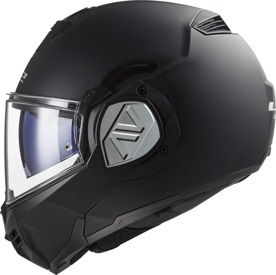 Casco LS2 906 Advant Solid Cromado Negro / Gris / Mate