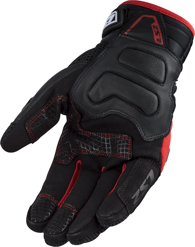 Guante LS2 Vega Hombre Negro / Rojo