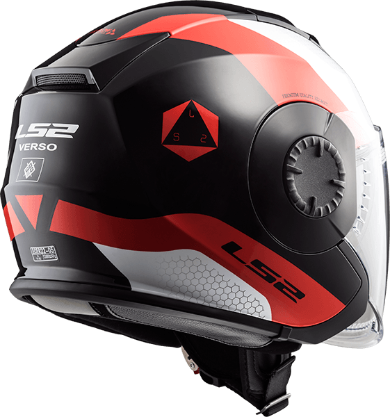 Casco LS2 570 Verso Technic Blanco / Rojo