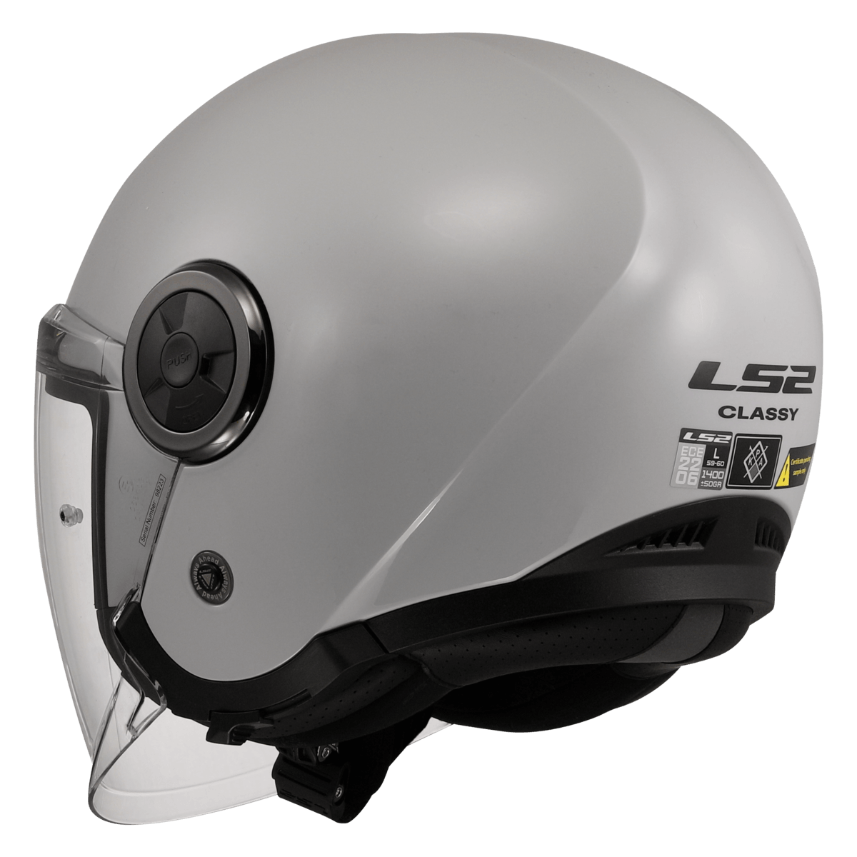 Casco LS2 620 Classy Nardo Gris / Brillo
