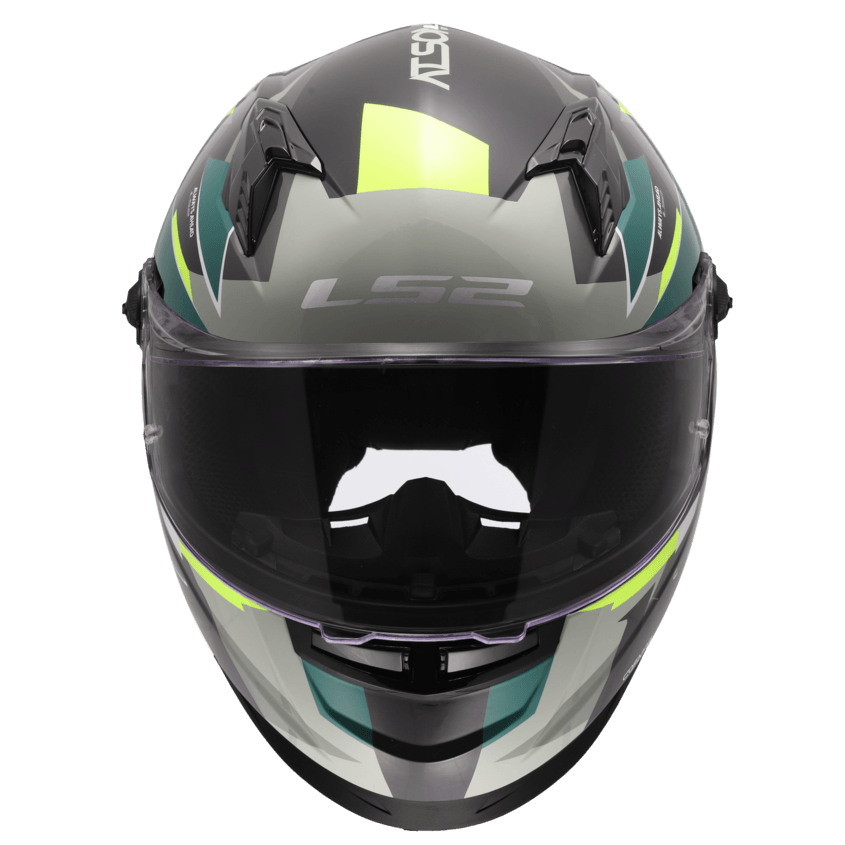 Casco LS2 816 Cosmos Astom Gris / Verde / Mate